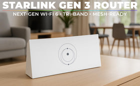 Generic WiFi 6 Mesh Router Gen 3 compact design blends with decor