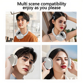 Generic wireless over-ear headphones soft protein earcups for long sessions