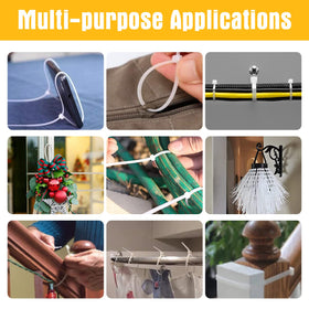 Generic Zcpotizi UV-resistant self-locking zip ties for durable outdoor projects.