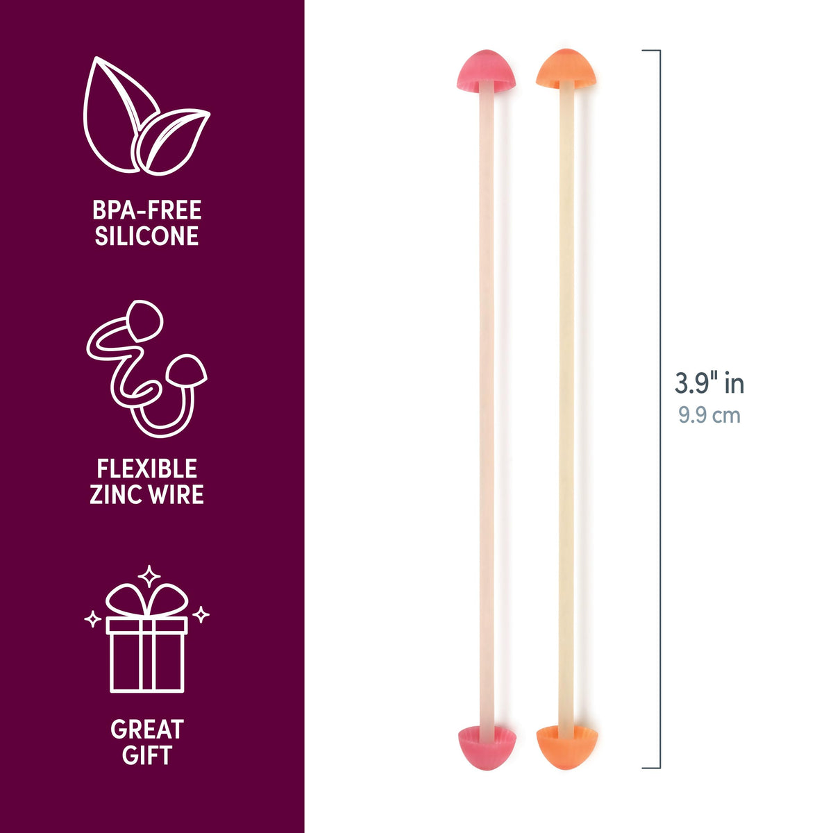 Genuine Fred Trip Wires flexible silicone core enables reusable, twistable cord management at home