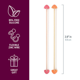 Genuine Fred Trip Wires flexible silicone core enables reusable, twistable cord management at home