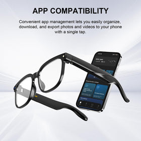 GenXenon AI Smart Glasses 32GB storage with offline transfer.