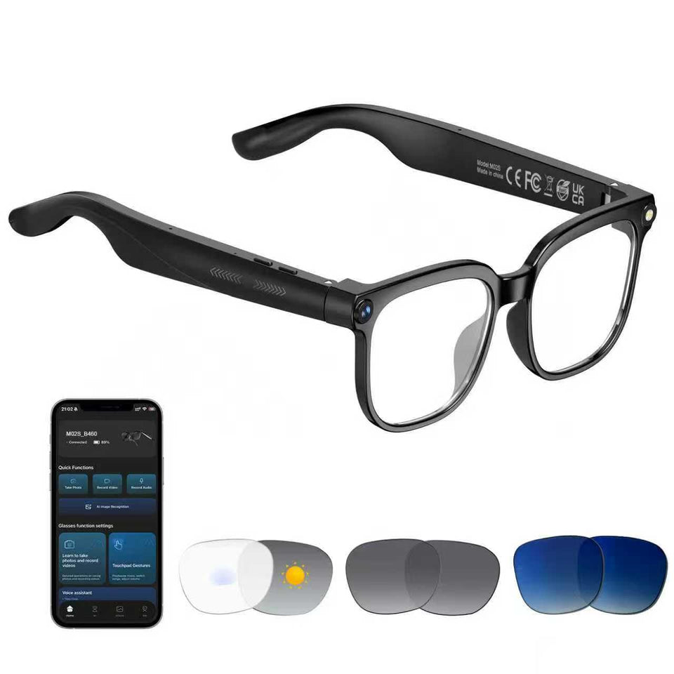 GenXenon AI Smart Glasses 4K video capture with stabilization for crisp action.
