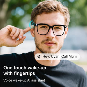 GenXenon AI Smart Glasses photochromic lenses adapt to sun and indoor lighting.