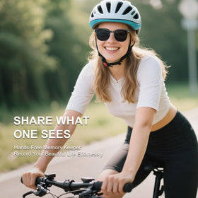 GenXenon AI Smart Glasses sports recording captures swings and rides smoothly.