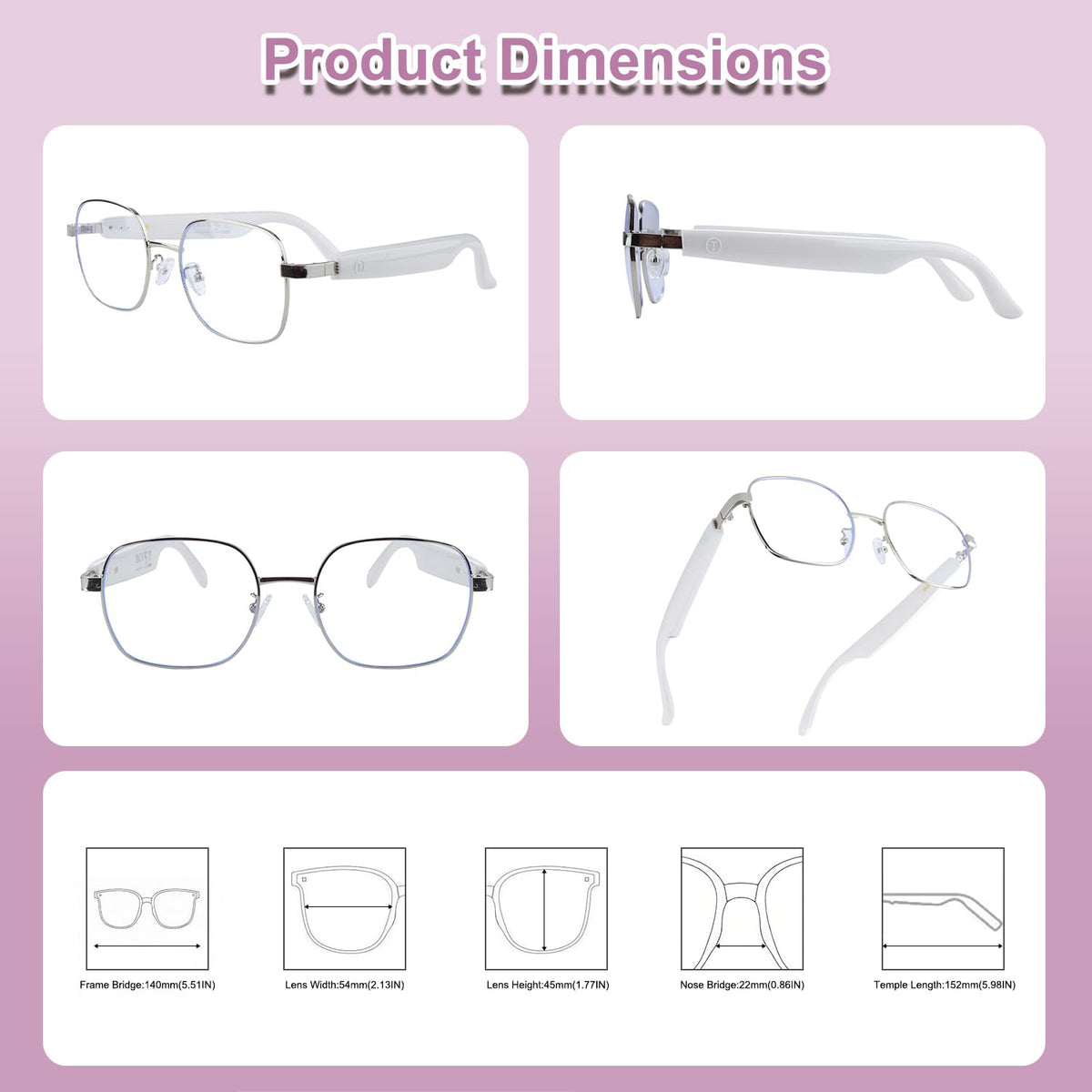 GenXenon smart glasses with built-in mic and speaker enabling hands-free calls