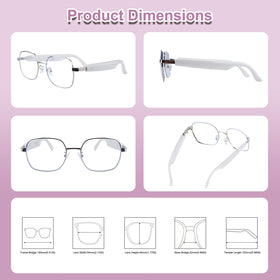 GenXenon smart glasses with built-in mic and speaker enabling hands-free calls