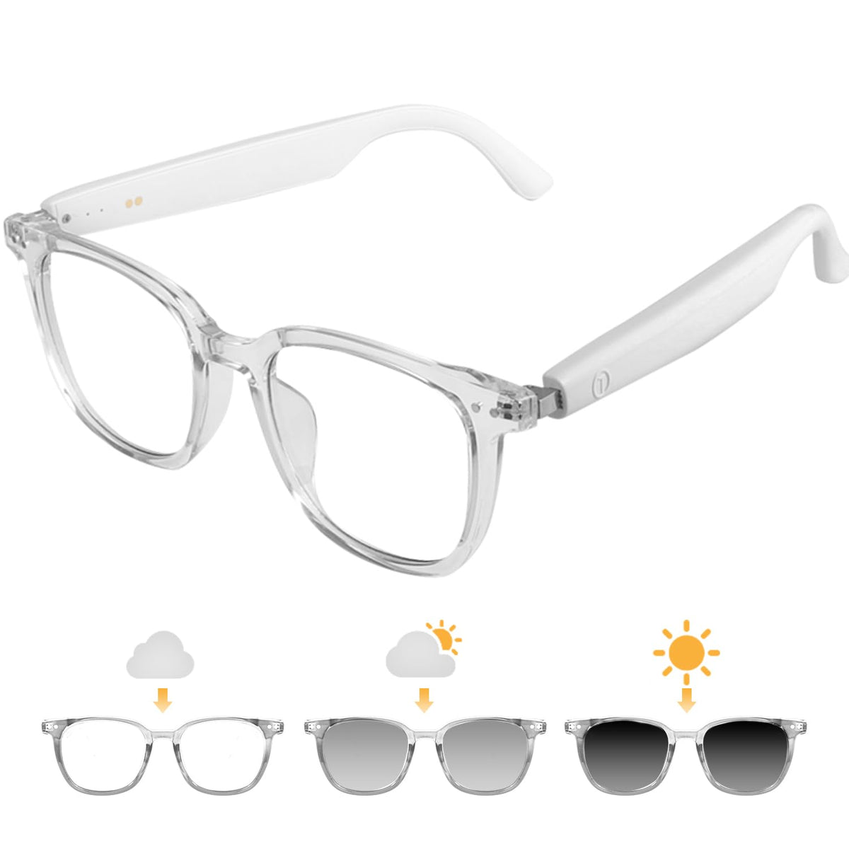 GenXenon smart glasses open-ear speakers for hands-free calls and music