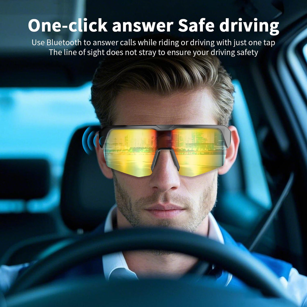 GenXenon built-in mic on smart sunglasses enables clear calls
