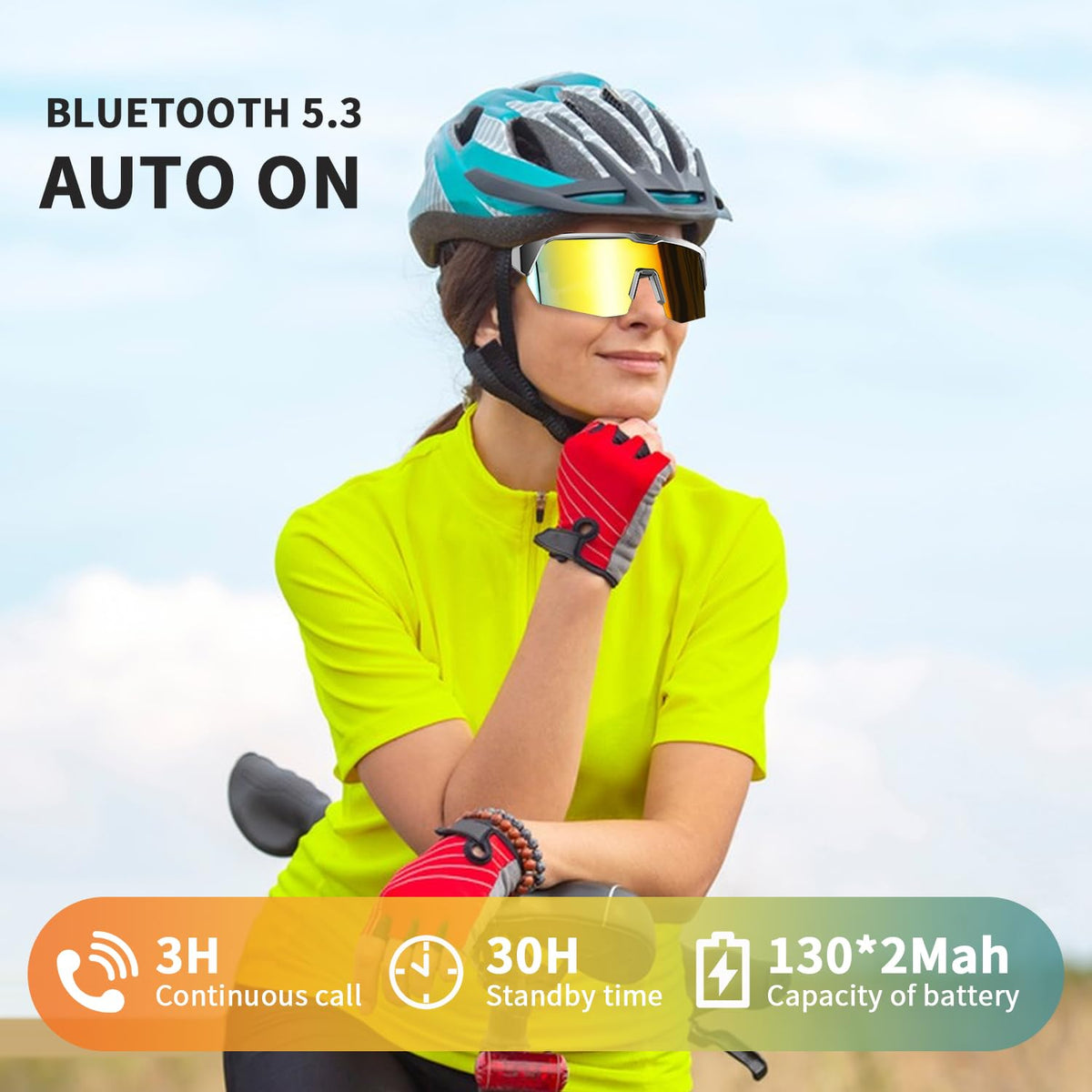 GenXenon lightweight 44g sports sunglasses reduce fatigue on runs