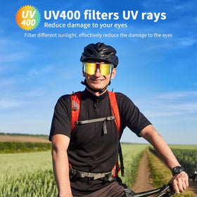 GenXenon open-ear design sunglasses for situational awareness during workouts