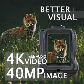 GeowFiiTech 2.0-inch IPS screen displaying recorded 4K footage for instant review