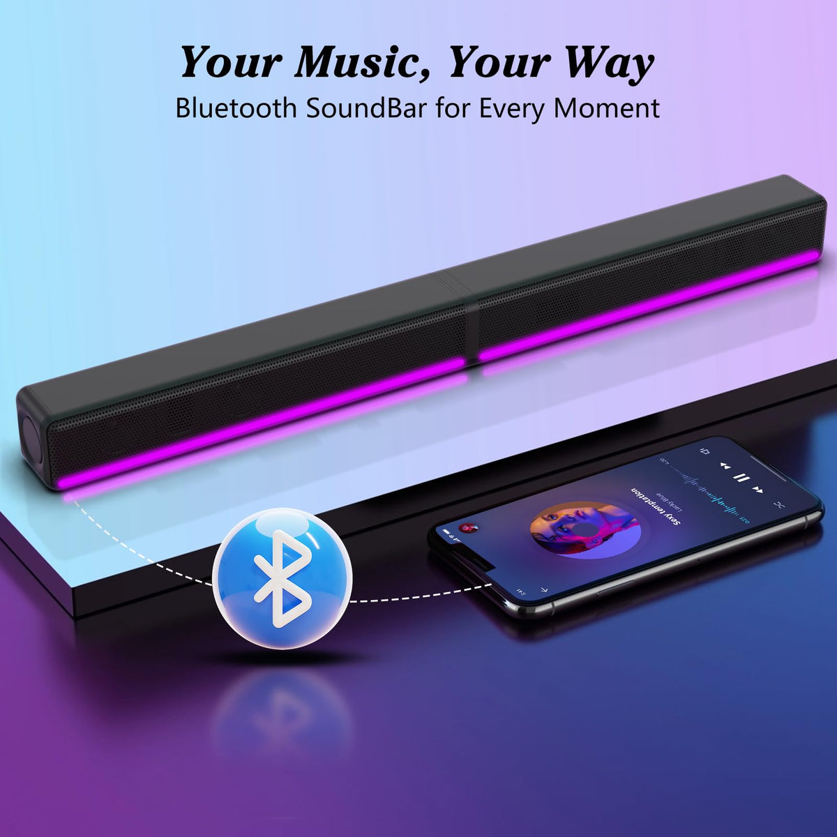 GEOYEAO Bluetooth connectivity options for easy pairing