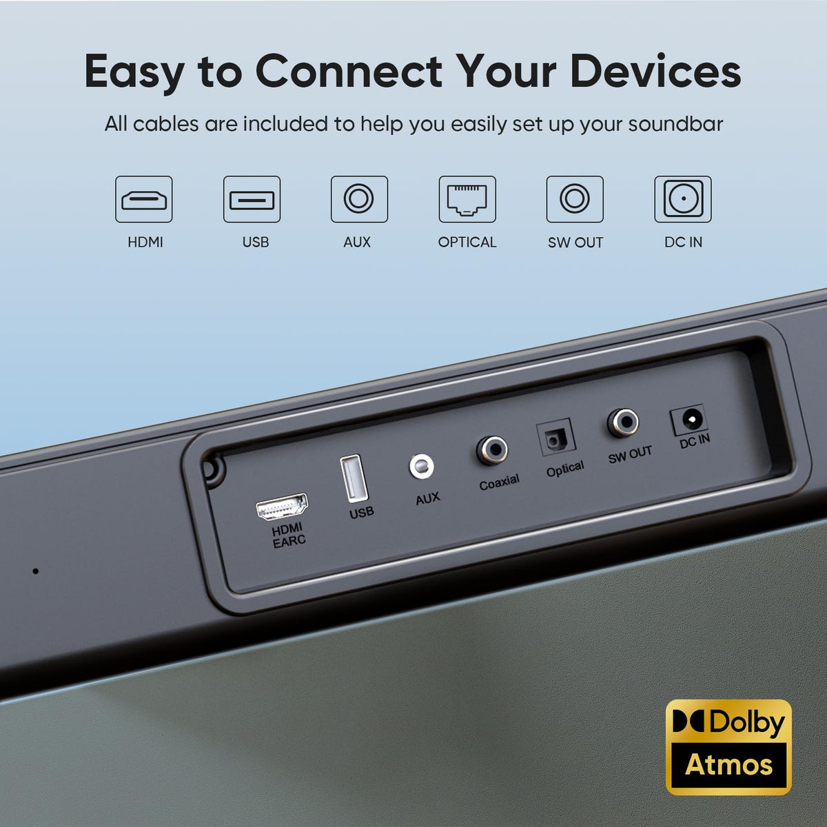 GEOYEAO Bluetooth connectivity for wireless music streaming.