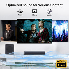 GEOYEAO Compact design complements TV and furniture.