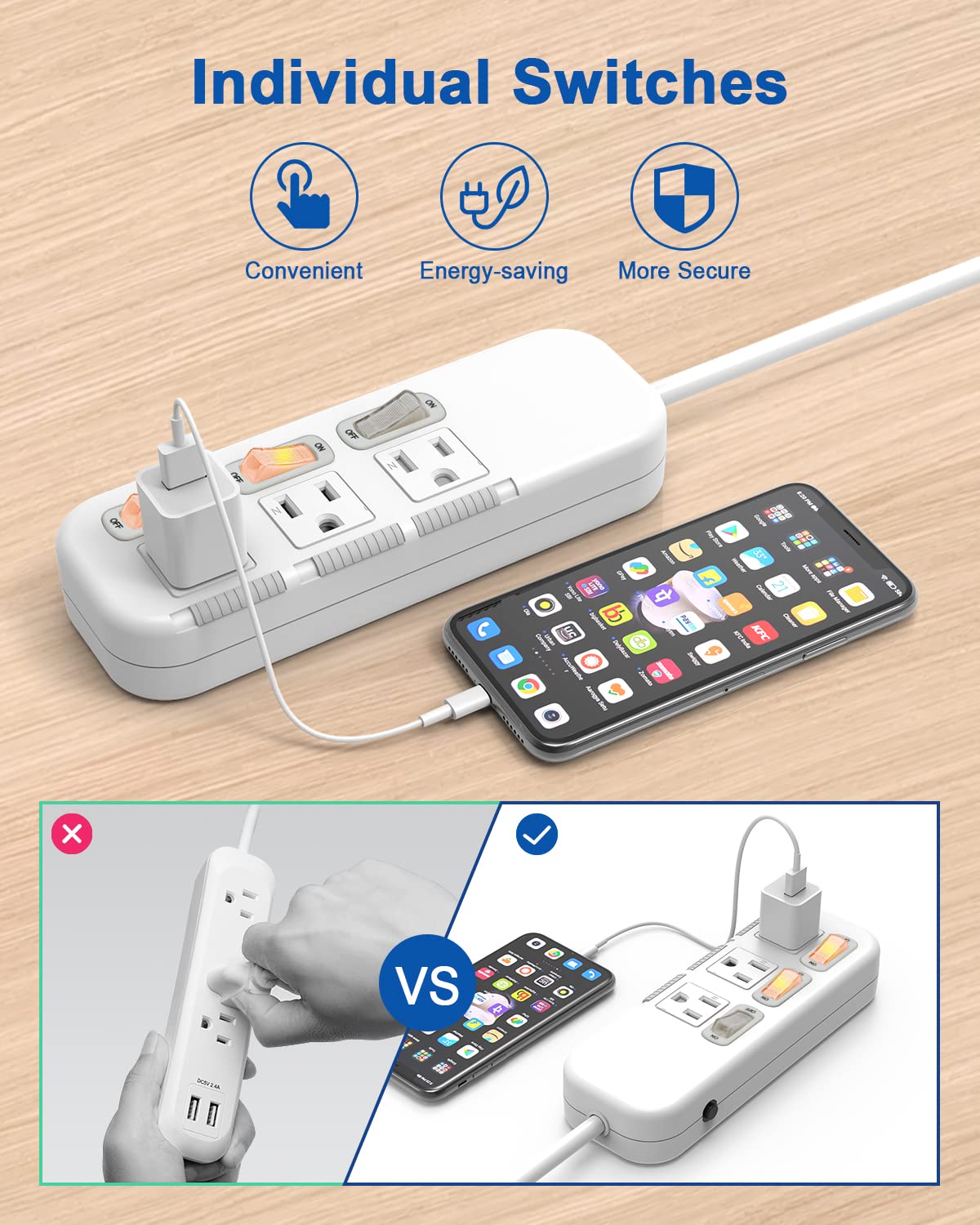 Gerass closeup of sliding child safety cover preventing accidental contact with live outlets