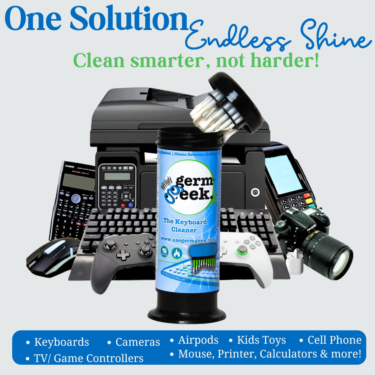 Germ Geek US-made cleaner highlighting domestic production and quality