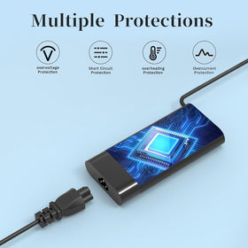 GERVGHS 135W charger with power cord ready for travel and home use