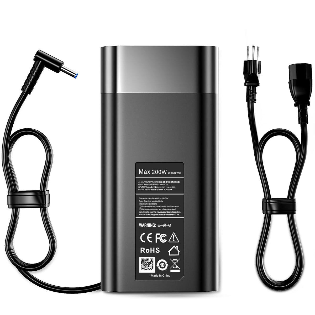 GERVGHS 200W charger with blue tip powers HP Victus laptops efficiently