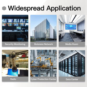 GESD color-coded fiber ends laid out to prevent patching errors during setup