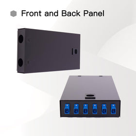 GESD enclosure in use with patch cords connected to streamline networking