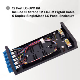 GESD internal splice tray detail showing protected routing and secure management
