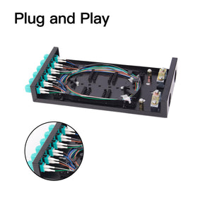 GESD internal spool routing with tidy fiber management for protected bends