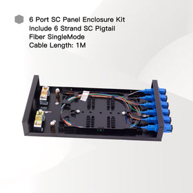 GESD open enclosure with splice module visible to protect fiber splices