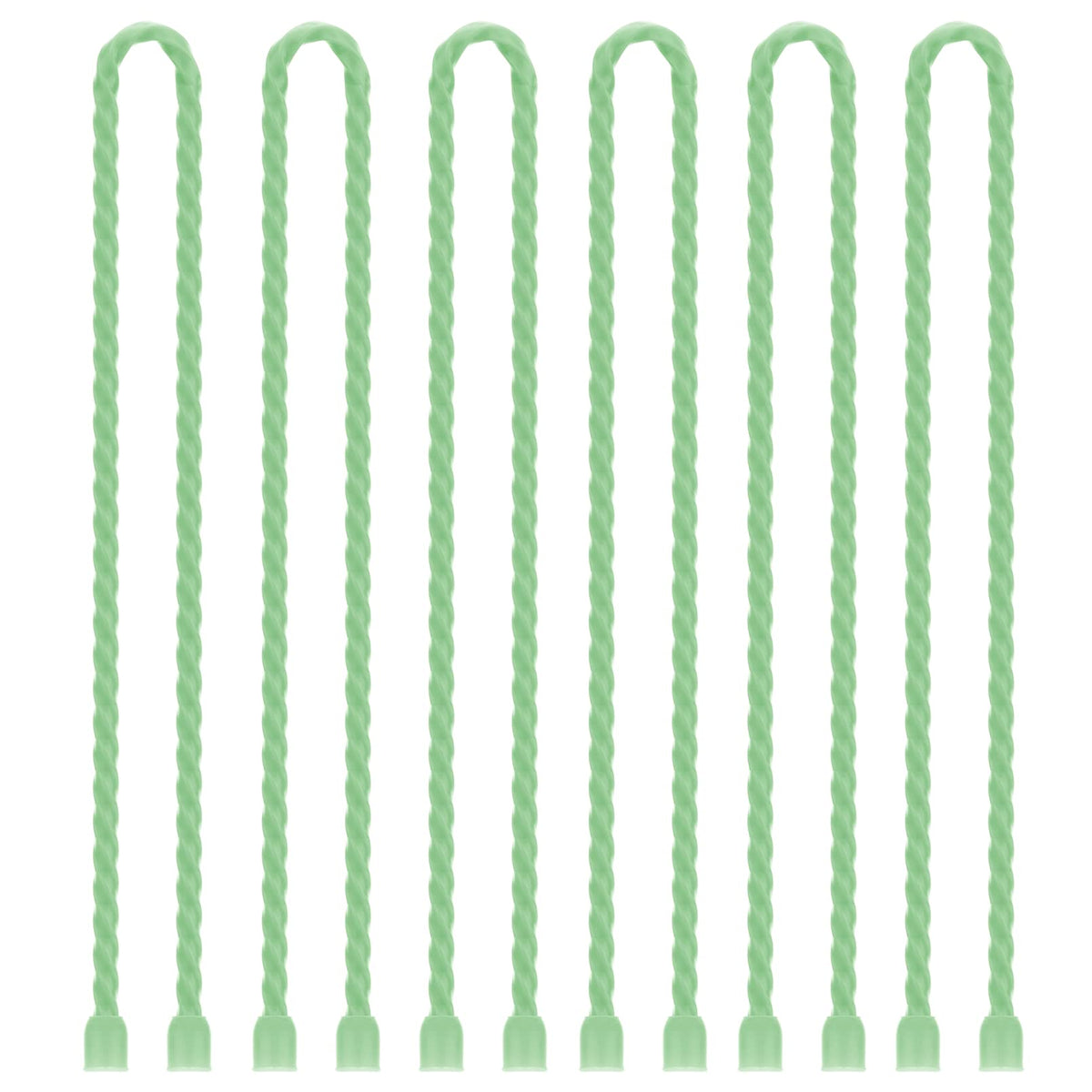GESIPOR 24-inch silicone cable tie pack keeps cords tidy and durable.