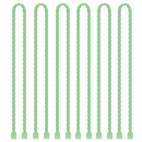 GESIPOR 24-inch silicone cable tie pack keeps cords tidy and durable.