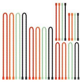 Gesipor silicone cable ties 4 inch bundle keeps desk cords neat