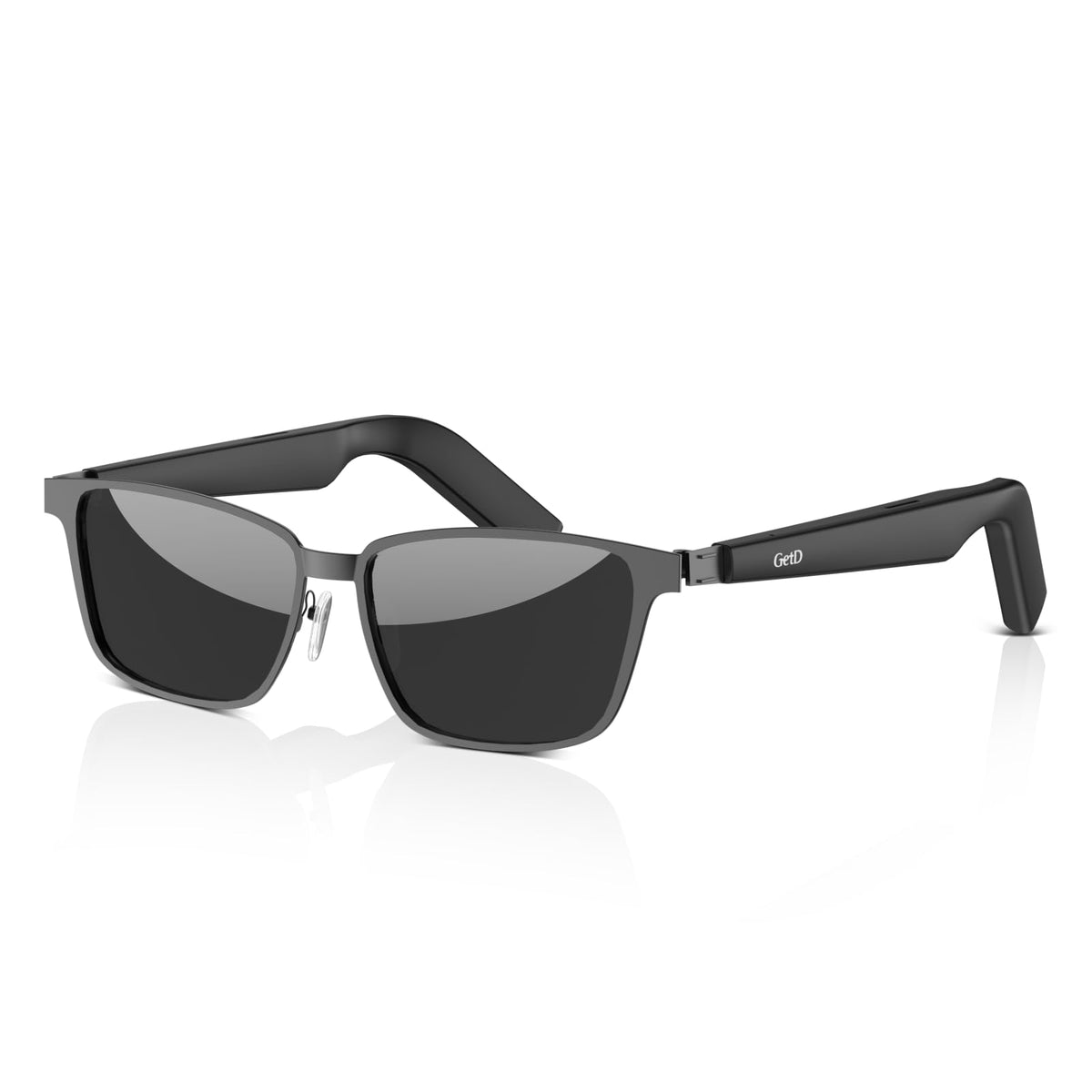 GetD 2026 acetate smart glasses with open-ear audio for discreet listening