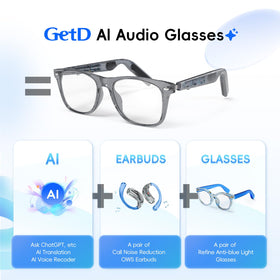 GetD AI Glasses AI assistant with ChatGPT for quick notes