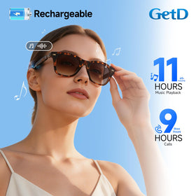 GetD AI Glasses long battery life for music and calls.