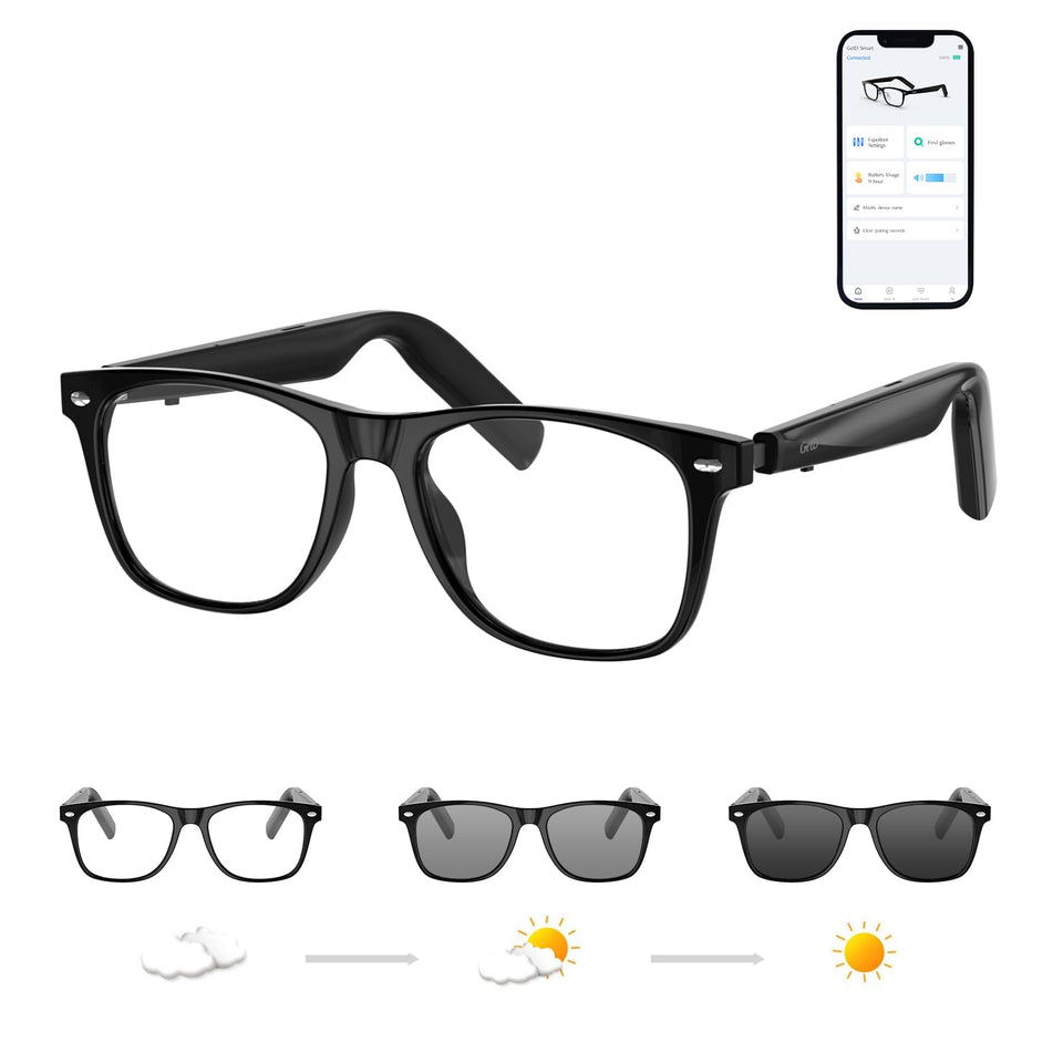 GetD AI glasses AI assistant UI enables hands-free conversations.