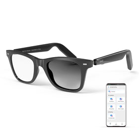 GetD AI Glasses front view, stylish daily wear with photochromic lenses.