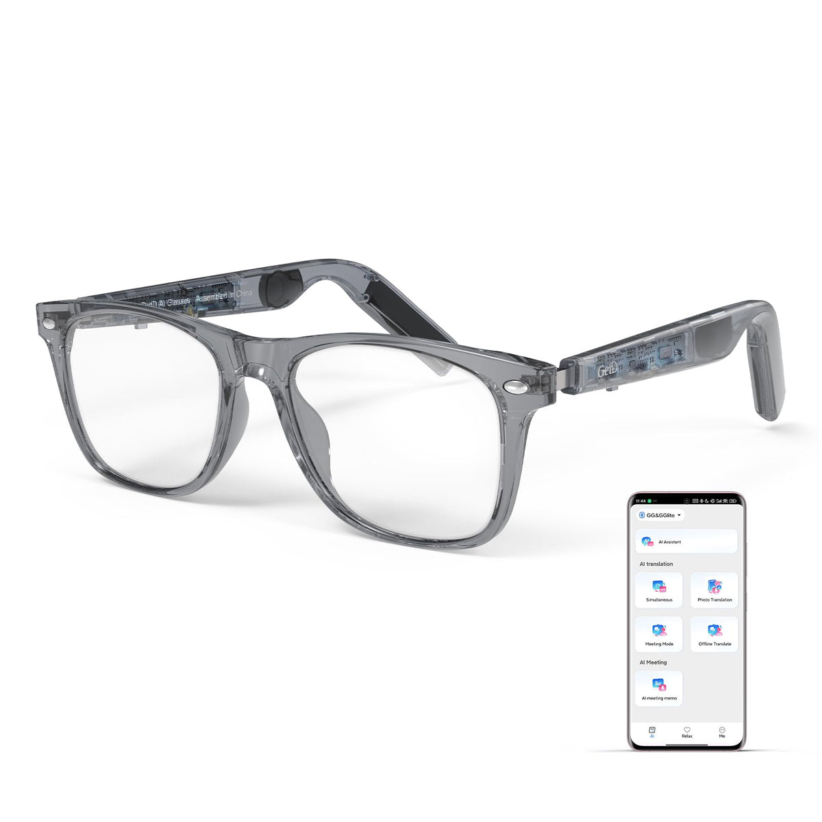 GetD AI Glasses open-ear audio for hands free listening