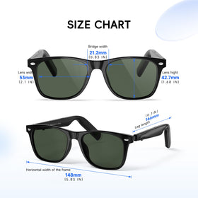 GetD AI Glasses frame shown with Rx lens compatibility for personalized vision.