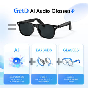 GetD AI Glasses TR90 frame lightweight for daily wear