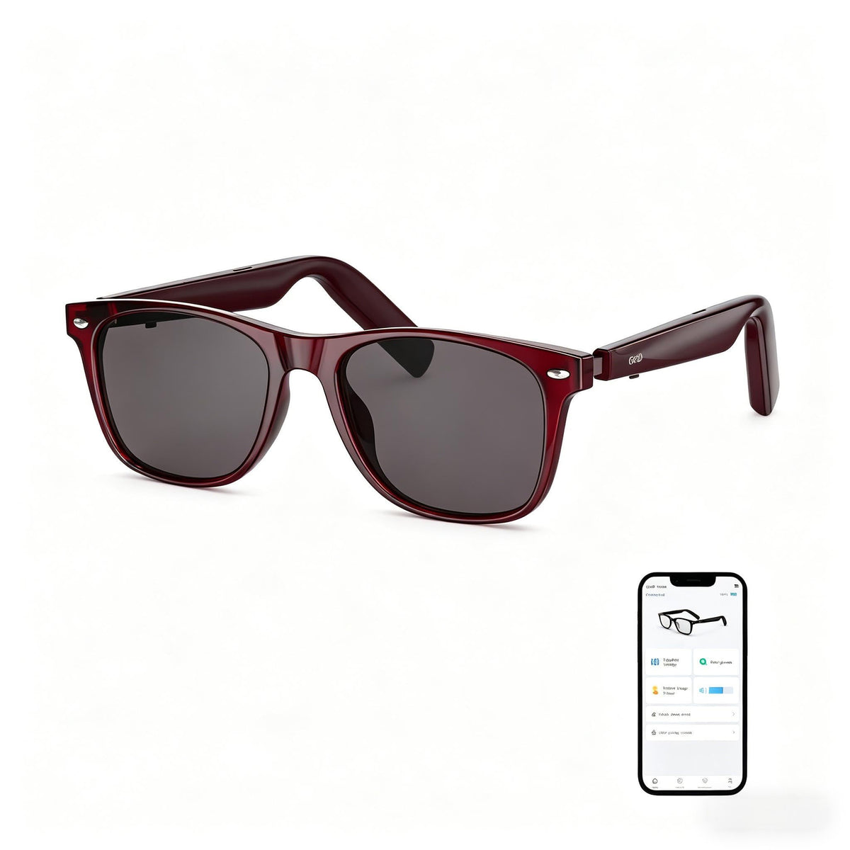 GetD AI translator sunglasses delivering real-time multilingual conversations.