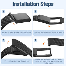Getino air-hole design band dries quickly after sweat.
