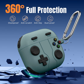 Getino AirPods 4 anti-lost keychain keeps the case accessible.