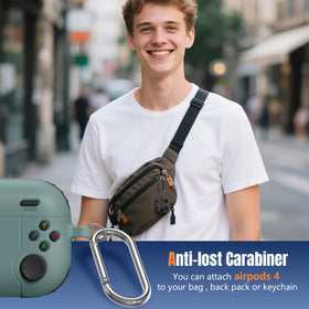 Getino AirPods 4 silicone material close-up highlights durability.