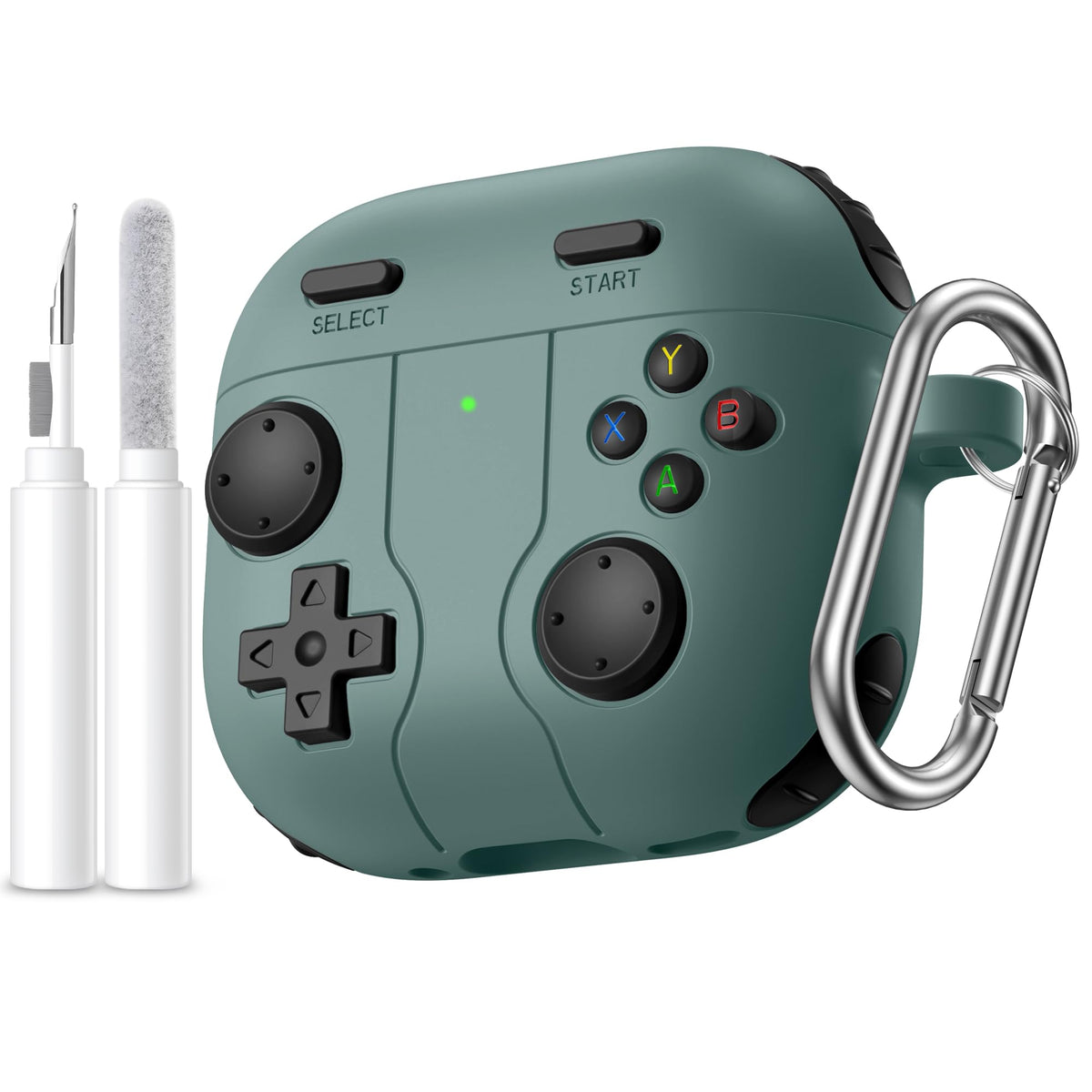Getino AirPods 4 pine green game-case protects with a playful look.