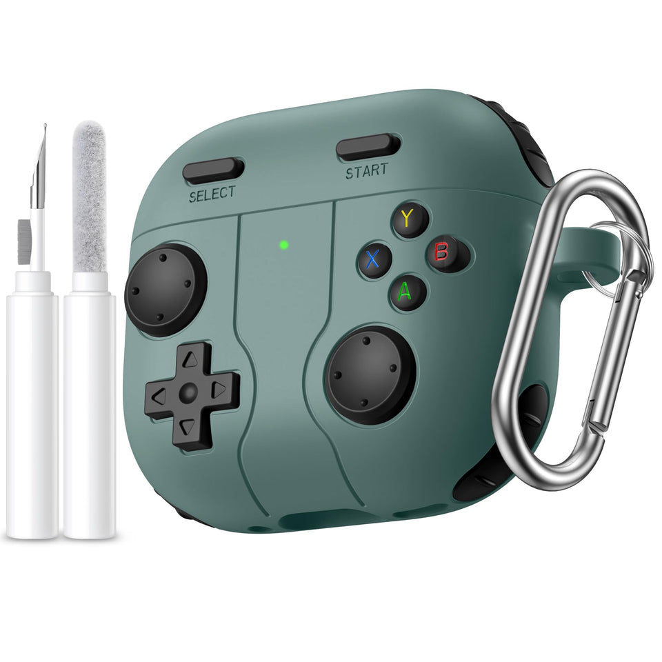 Getino AirPods 4 pine green game-case protects with a playful look.