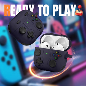 Getino Game Case for AirPods 4 3D buttons detail for tactile feel