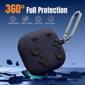 Getino Game Case for AirPods 4 open case with easy port access