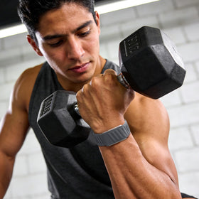 Getino daily-active use strap ready for cycling, swimming, and running.