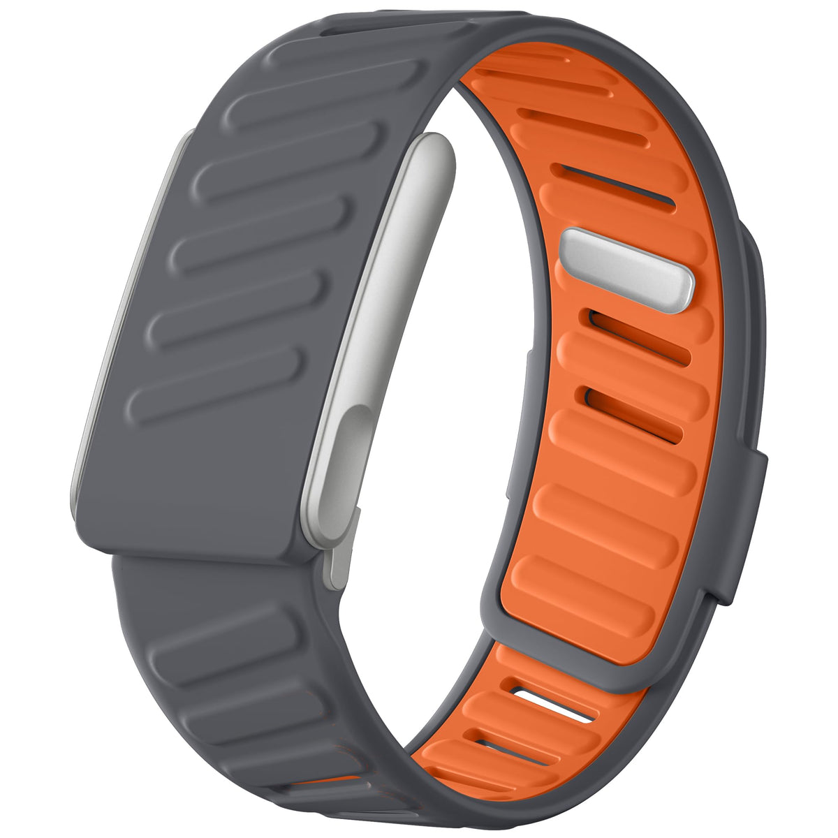 Getino sport band for Whoop 5.0 One close-up reveals smooth silicone comfort.