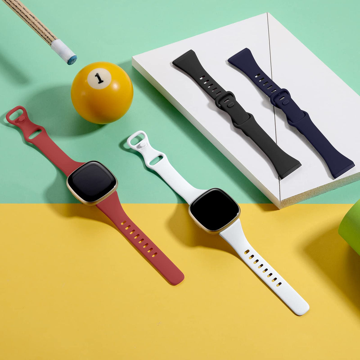 Getino Versa 3 slim navy band provides lightweight comfort during workouts